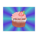 Strawberry Cupcake Postcard