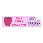 Strawberry Design bumper stickers