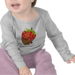 Strawberry dipped in chocolate tee shirt