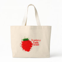 Strawberry Fields Canvas Bags