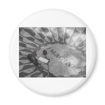 Strawberry Fields Fridge Magnet