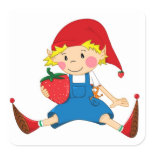 Strawberry Gnome stickers