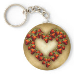 Strawberry Heart keychains