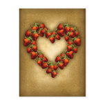 Strawberry Heart postcards