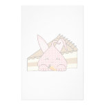 Strawberry Hopdrop And Cake Custom Stationery