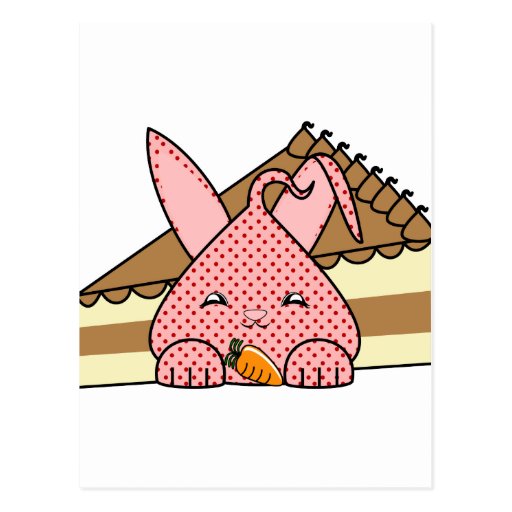 Strawberry Hopdrop And Cake Post Card