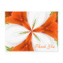 strawberry kaleidoscope Thank You postcard