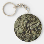 Strawberry leaves key chains