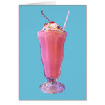 Strawberry Milkshake Card