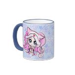 Strawberry Neko Coffee Mugs