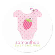 Strawberry Outfit Girl Baby Shower