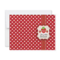 Strawberry Party Invitation