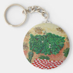 Strawberry Picnic with Little Doubt Key Chain
