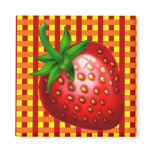 Strawberry Plaid magnets