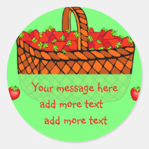 Strawberry Preserves Canning Labels Stickers