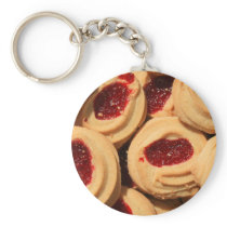 Strawberry Shortbread Cookies Keychain