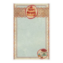Strawberry Shortcake And Cupcake Stationery