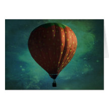 Strawberry Skies Greeting Card