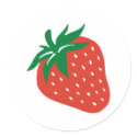 Strawberry stickers