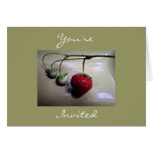 Strawberry Summer Invitation Card