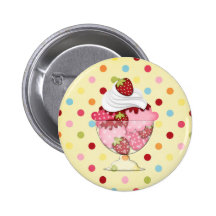 strawberry sundae pin
