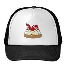 Strawberry Syrup Vanilla Hopdrop Waffle Sundae Mesh Hat