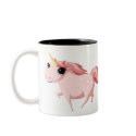 Strawberry the Pink Unicorn mugs