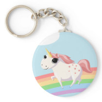 Strawberry the Unicorn Keychains