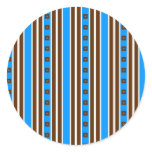 Streaky Wallpaper Round Sticker