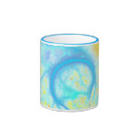 Streams of Joy – Cosmic Aqua & Lemon Coffee Mug