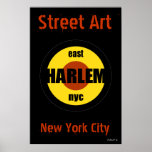 Street Art Harlem District Tag by Urban59 posters