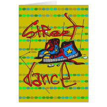 Street Dance and Shoes Greeting Card