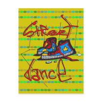 Street Dance and Shoes Post Card