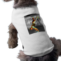 Street Dancing, Grey/Black Background Pet Shirt