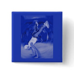 Street Dancing - in Blue Pinback Buttons