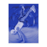 Street Dancing - in Blue Postcards