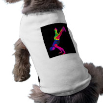 Street Dancing - Multi-Colour, Black Back Pet Shirt