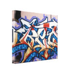 Street Graffiti Art Gallery Wrapped Canvas