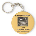Street Harassers are Sexless Toads keychains