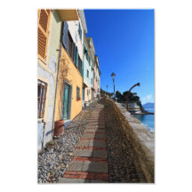 street in Bogliasco, Liguria, Italy Photo