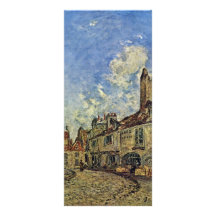 Street In Nevers By Jongkind Johan Barthold (Best Rack Cards