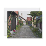 Street in old Visby Sweden invitations