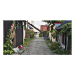 Street in old Visby Sweden photo cards