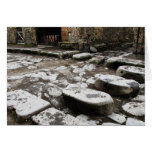 Street in Pompeii - Stones in street Greeting Cards