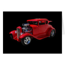 Street Rod Greeting Card