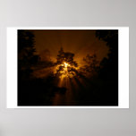 Streetlamp Starburst Posters