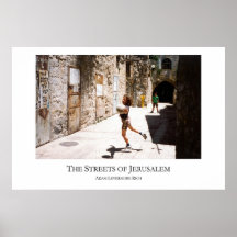 Streets of Jerusalem - Large Version Poster