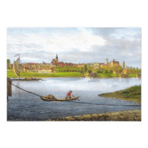 Strehla by Carl Wilhelm Arldt 1840 Personalized Invites