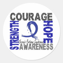 Strength Courage Hope CFS Sticker