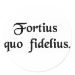 Strength through loyalty. stickers